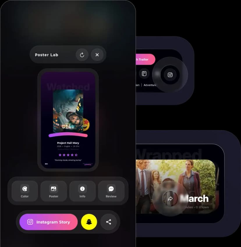 Poster Lab - Create and share beautiful cinematic posters on social media